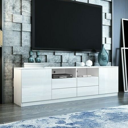 Shopooly Throughout Favorite Galicia 180Cm Led Wide Wall Tv Unit Stands (View 10 of 15)