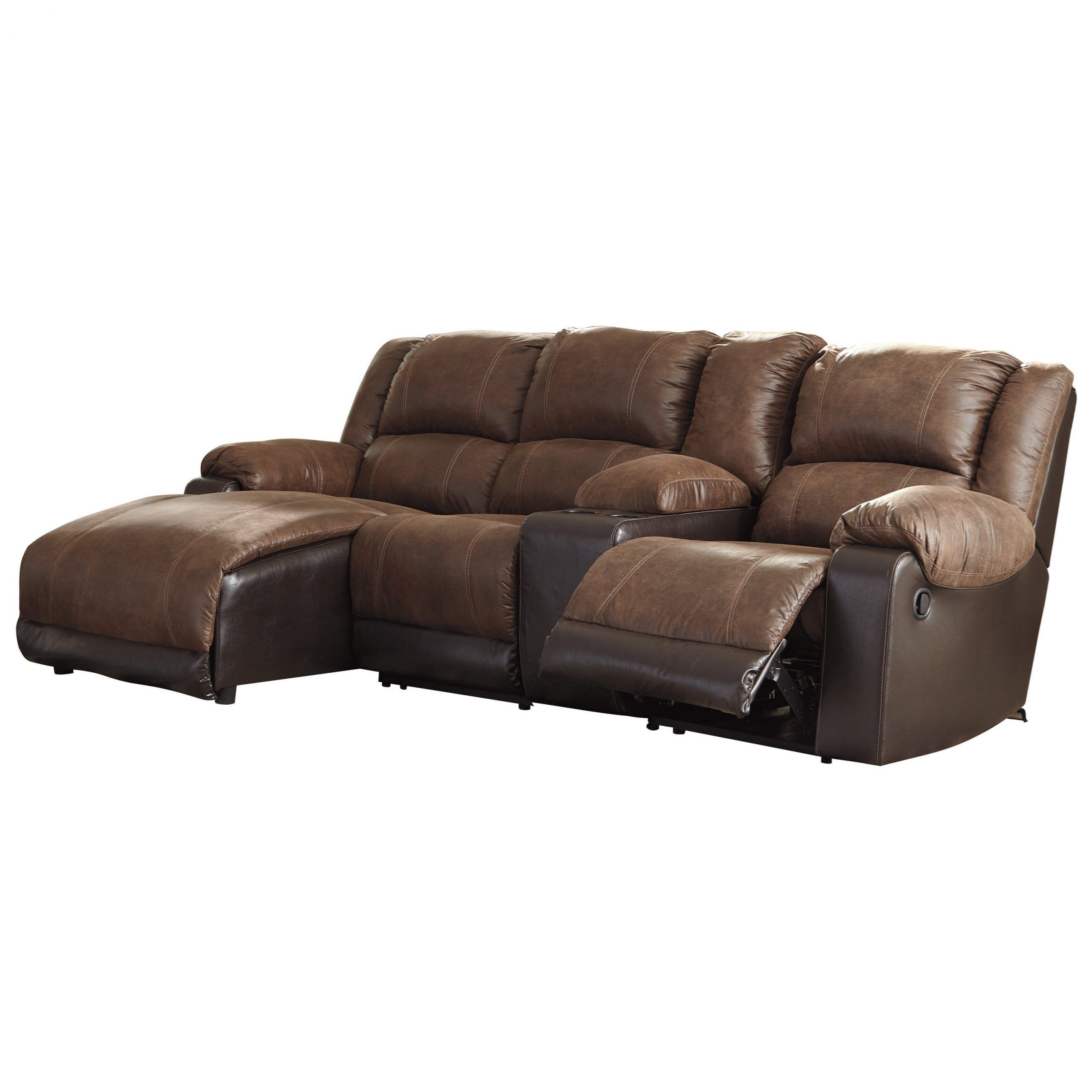 Signature Designashley Nantahala Reclining Chaise Sofa Pertaining To Celine Sectional Futon Sofas With Storage Reclining Couch (View 4 of 15)