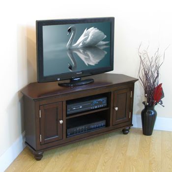 Simple Connect™ Middleton 42 In. Corner Television Stand Throughout Well Liked Unique Corner Tv Stands (Photo 7 of 15)