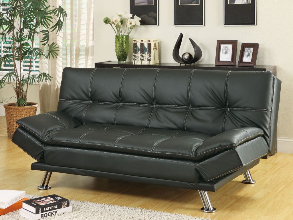 Simple Review About Living Room Furniture: Sleeper Sofas For Easton Small Space Sectional Futon Sofas (Photo 7 of 15)