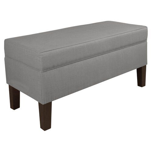 Skyline Furniture Annette Upholstered Storage Bench | Wayfair For Annette Navy Sofas (View 2 of 15)