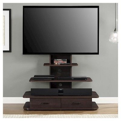 Solar Tv Stand For Tvs Up To 70" With Mount And Drawers Regarding Most Current Lorraine Tv Stands For Tvs Up To 70&quot; (View 2 of 15)