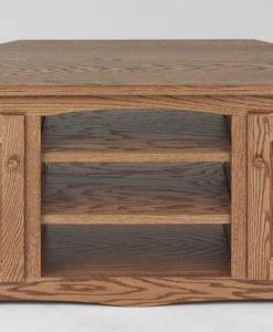 Solid Wood Oak Country Corner Tv Stand W/cabinet – 55 Regarding Famous Dillon Tv Stands Oak (View 13 of 15)