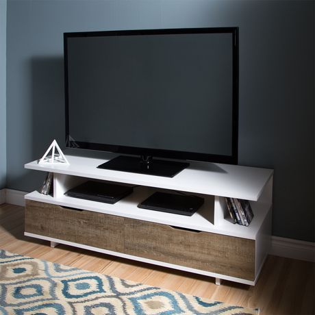 South Shore Reflekt Tv Stand With Drawers, For Tvs Up To Inside Well Known Hal Tv Stands For Tvs Up To 60&quot; (View 5 of 15)
