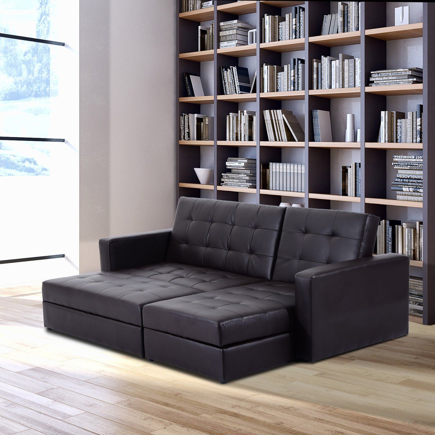 Storage+sleeper+couch+sofa+bed – Simply Style Inside Prato Storage Sectional Futon Sofas (Photo 11 of 15)