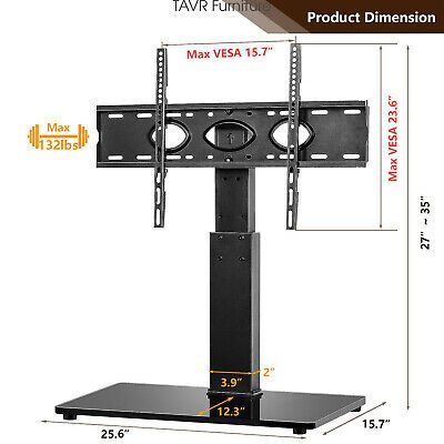 Tabletop Tv Stand Base With Swivel Mount For 50 85 Inch With Latest Polar Led Tv Stands (View 14 of 15)