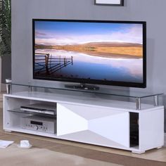 Trendy Oglethorpe Tv Stands For Tvs Up To 49&quot; Inside Harrison Tv Stand For Tvs Up To 49" Homestead Living (View 15 of 15)