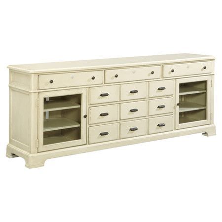 Trendy Rey Coastal Chic Universal Console 2 Drawer Tv Stands Throughout Bring Timeless Style To Your Master Suite Or Den With This (View 5 of 8)