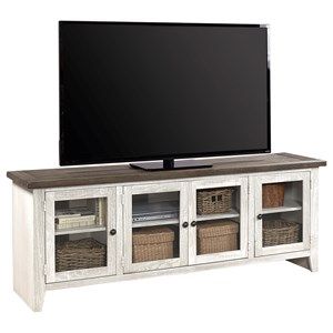 Trendy Urban Rustic Tv Stands Within Aspenhome Urban Farmhouse 72" Entertainment Console With (View 10 of 15)