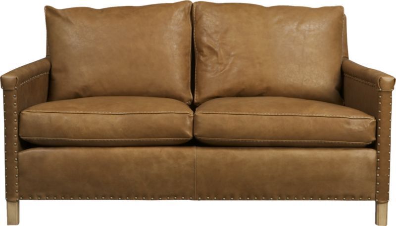 Trevor 72" Leather Apartment Sofa (View 13 of 15)