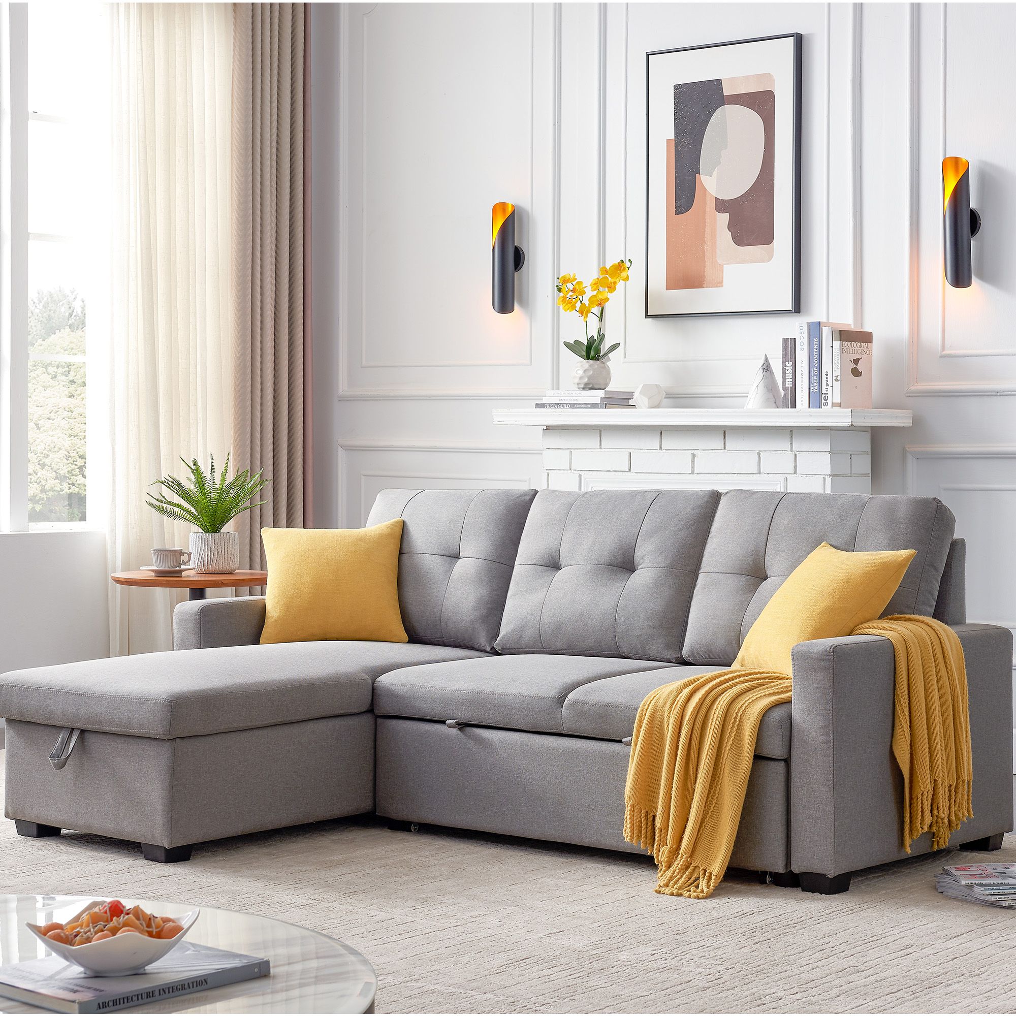 Featured Photo of  Best 15+ of Easton Small Space Sectional Futon Sofas