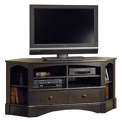 Tv Stand Entertainment Media Center Console 42" Wood Room Intended For Well Liked Corner Entertainment Tv Stands (View 1 of 15)