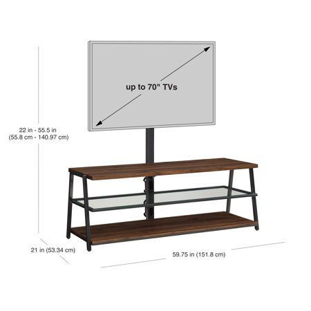Tv Stand With Mount, Wall Mount Tv Shelf, Corner Tv (View 11 of 15)