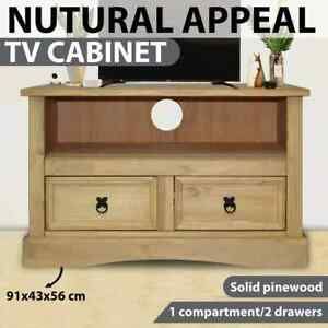 Vidaxl Tv Cabinet Mexican Pine Corona Range 91x43x56cm With Regard To 2017 Corona Corner Tv Stands (Photo 9 of 15)