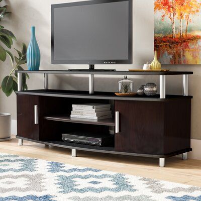 Wade Logan® Cervantes Tv Stand For Tvs Up To 50" & Reviews Intended For Widely Used Logan Tv Stands (Photo 4 of 15)