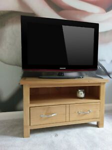 Well Known Manhattan Compact Tv Unit Stands Within Light Oak Small 2 Drawer Tv Unit / Regal Modern Television (View 10 of 15)