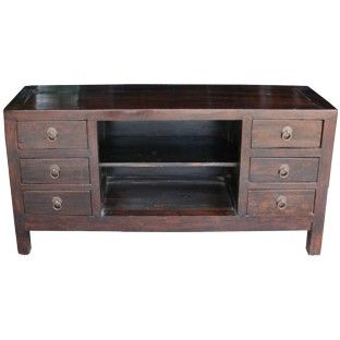Well Known Scandi 2 Drawer Grey Tv Media Unit Stands In Chinese Brown Sideboard Media Cabinet (View 10 of 15)