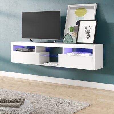 Well Liked Aaliyah Floating Tv Stands For Tvs Up To 50" Within Floating Tv Stands & Entertainment Centers You'll Love (View 6 of 15)