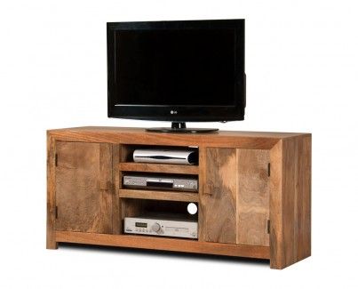 Well Liked Bella Tv Stands Throughout Mango Hardwood Media Unit (View 4 of 15)