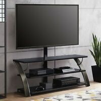 Whalen Payton 3 In 1 Flat Panel Tv Stand For Tvs Up To 65 Regarding Widely Used Woven Paths Barn Door Tv Stands In Multiple Finishes (Photo 11 of 15)