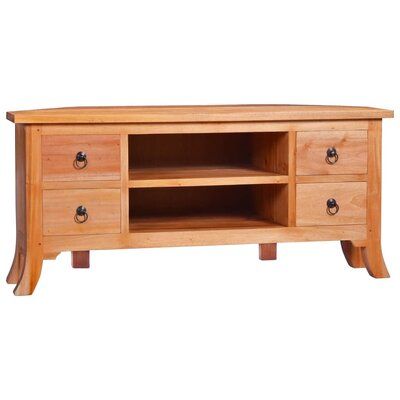 Winston Porter Loughlam Solid Wood Tv Stand For Tvs Up To For Recent Orrville Tv Stands For Tvs Up To 43&quot; (View 9 of 15)