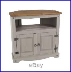 Wooden Tv Stand Rustic Grey Cabinet Media Shelf Unit For Most Up To Date Tv Stands In Rustic Gray Wash Entertainment Center For Living Room (View 8 of 15)