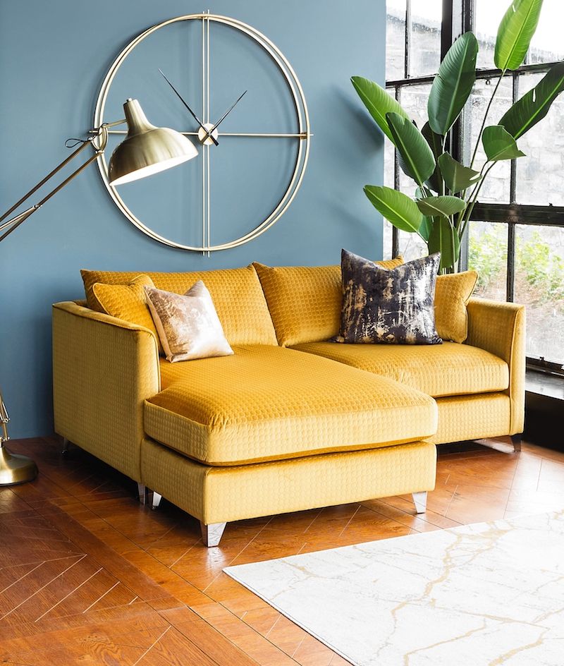 Your Essential Guide To Harvey Norman's New Interiors Inside 4pc French Seamed Sectional Sofas Oblong Mustard (View 4 of 15)