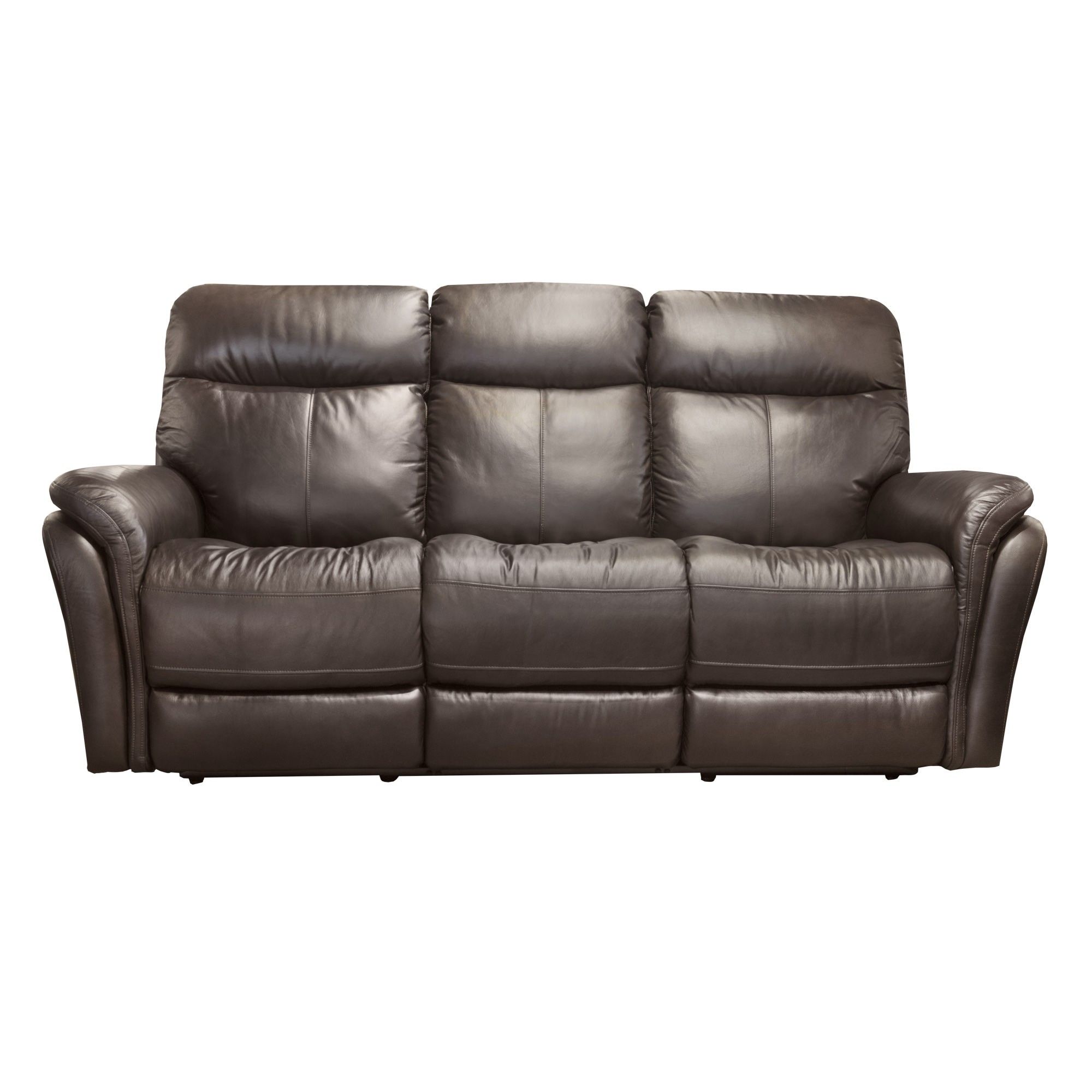 Zoey Brown Power Reclining Sofa With Power Headrest In Expedition Brown Power Reclining Sofas (View 3 of 15)