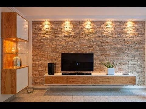 Best Ideas For Interior Design Tv Unit With Stone Cladding Throughout Well Known  Gloss Front Tv Stand (Photo 8 of 11)