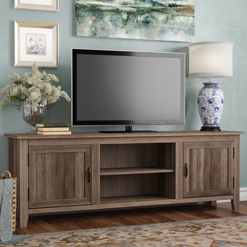 Gracie Oaks Shreffler Tv Stand For Tvs Up To 78 Inches Regarding Well Known Tv Stands (Photo 6 of 20)