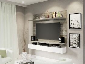 Tyres2c Throughout Most Recently Released  Gloss Front Tv Stand (Photo 4 of 11)