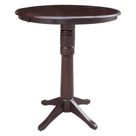 36 Inch High End Table – Home Designing With Regard To Light Brown Round Dining Tables (View 9 of 15)