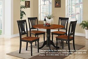 42" Round Dublin Drop Leaf Pedestal Kitchen Table Without Regarding Light Brown Round Dining Tables (View 11 of 15)