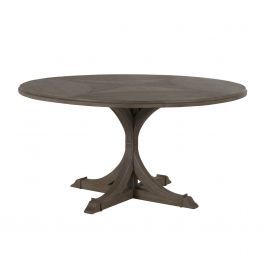 Adams Round Dining Table – Gray Throughout Gray Dining Tables (View 11 of 15)
