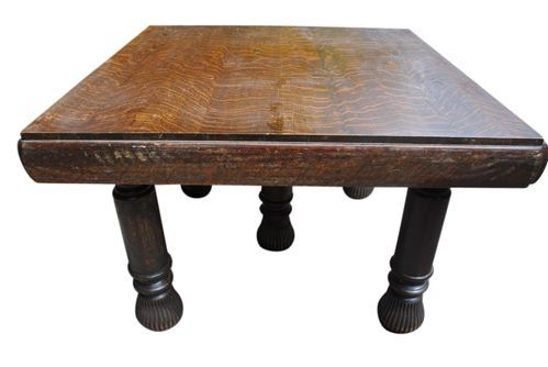 Antique Oak Draw Leaf Dining Table, 5 Leg, Circa 1900 Within Antique Oak Dining Tables (View 3 of 15)