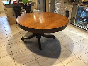 Beautiful Inlaid Round And Oval Antique Table Kitchen Or In Vintage Brown Round Dining Tables (View 14 of 15)