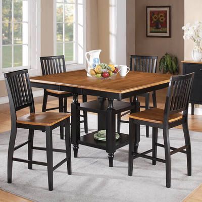 Buy Steve Silver Candice 5 Piece 54X42 Counter Height Set Regarding Silver Dining Tables (View 2 of 15)