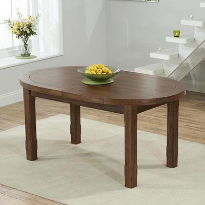 Chevron Dark Oak Oval Extending Dining Table With Dark Oak Wood Dining Tables (View 8 of 15)