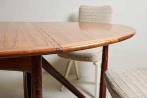 Danish Drop Leaf Tablekurt Ostervig For Jason Mobler Pertaining To Drop Leaf Tables With Hairpin Legs (View 14 of 15)