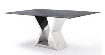 Ff 071 Factory Price Stainless Steel Dining Table Base With Chrome Metal Dining Tables (View 14 of 15)