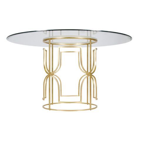 Gold Leafed Dining Table Base (View 15 of 15)