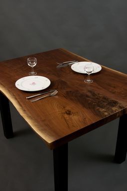 Hand Crafted Stern – Live Edge Black Walnut Dining/kitchen For Black And Walnut Dining Tables (View 3 of 15)