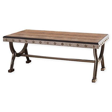 Hillsdale Paddock Coffee Table In Brown/grey | Coffee Throughout Brown Dining Tables With Removable Leaves (View 15 of 15)