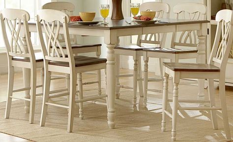 Homelegance 1393W 36 Ohana Counter Height Table – White Intended For White Counter Height Dining Tables (View 1 of 15)