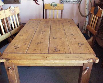 Kitchen Counter Design Rustic Dining Table Handmade Regarding Rustic Honey Dining Tables (View 13 of 15)