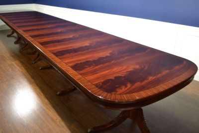 Lh 85 (Large Mahogany Dining Table) | Leighton Hall Furniture For Mahogany Dining Tables (View 4 of 15)