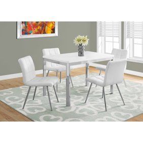 Monarch Dining Table 36"x 48" / Chrome With 8mm Tempered Inside Chrome Metal Dining Tables (View 5 of 15)