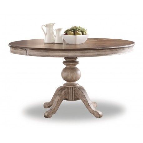 Plymouth Round Pedestal Table – Cedar Hill Furniture With Regard To Round Pedestal Dining Tables With One Leaf (View 6 of 15)