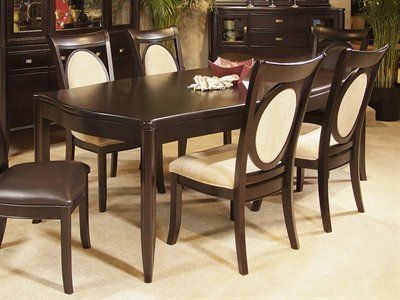 Somerton Dwelling 138a64 Signature Leg Dining Table, Dark For Dark Hazelnut Dining Tables (View 8 of 15)