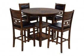 The Gia Counter Height Dining Room Collection | Mor Inside Light Brown Dining Tables (View 8 of 15)